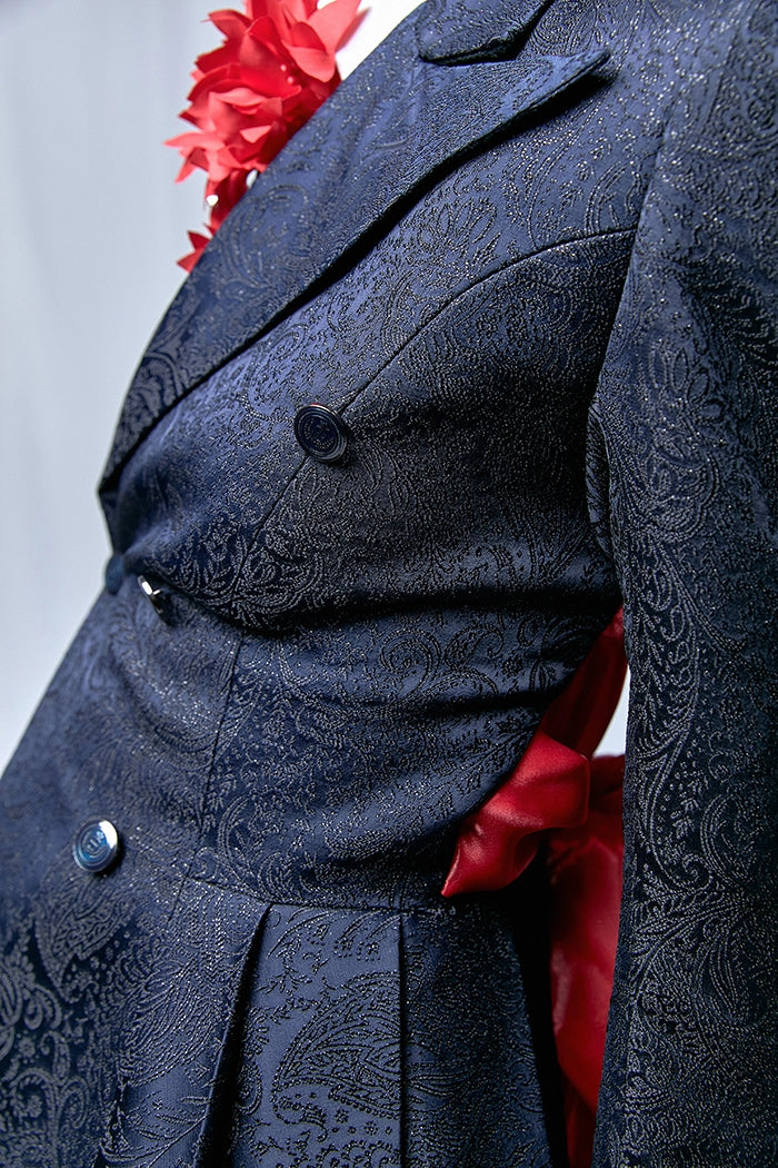 Double-breasted Blazer Dress with Bow