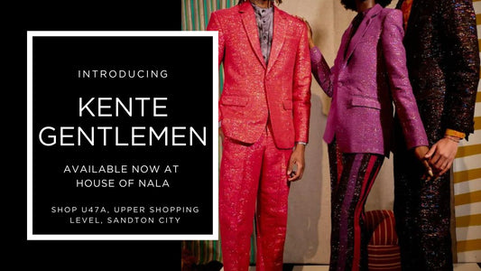 Kente Gentlemen Collection at House of Nala african fashion online shop