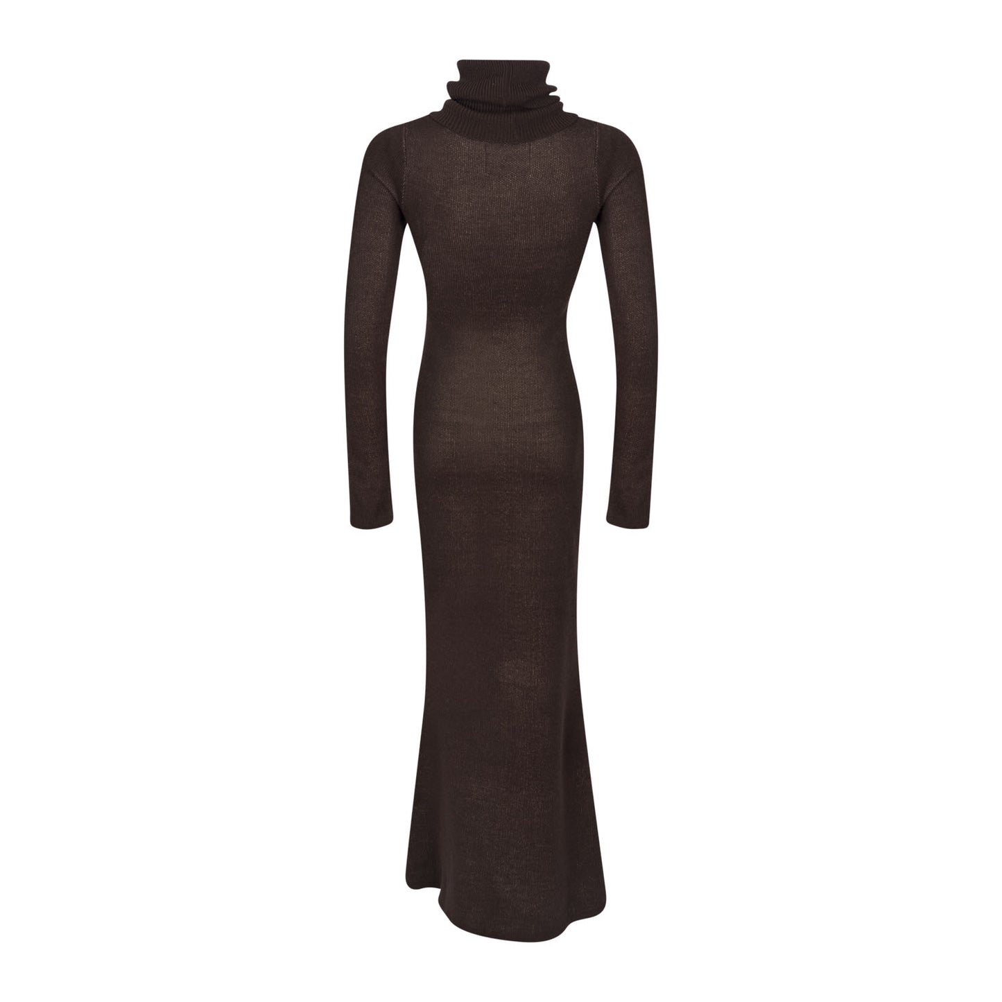 Turtleneck Knit Maxi Dress