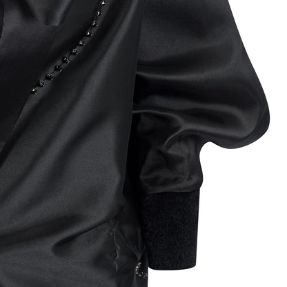 Satin Lined Maxi Luxurious Embellished Jacket