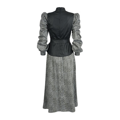 Kwindlakazi Classic A-Line Belted Dress