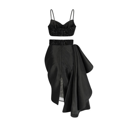 Black Pencil Cut-out Dress