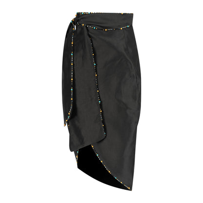 African Midnight Star Wrap Skirt