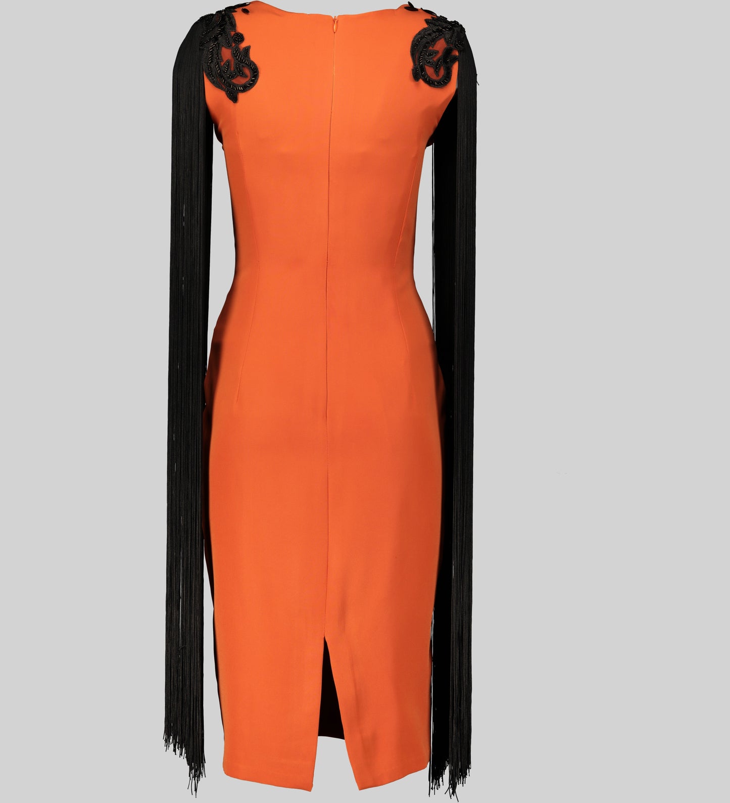 Tassel Burnt Orange Dress