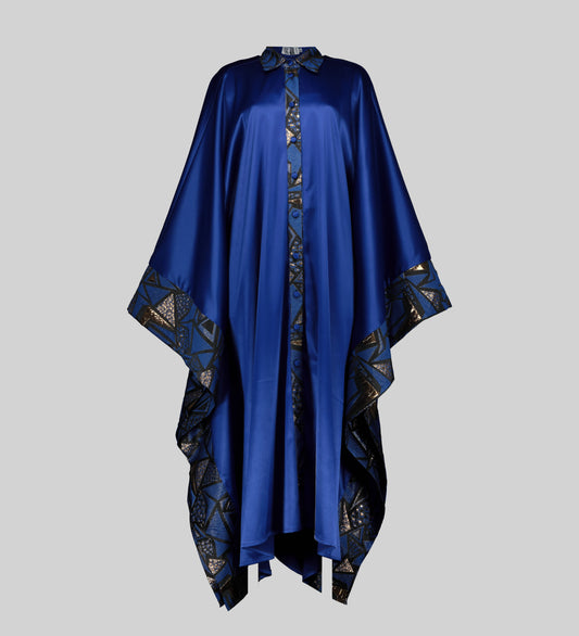 Agbada Kimono (Royal Blue)