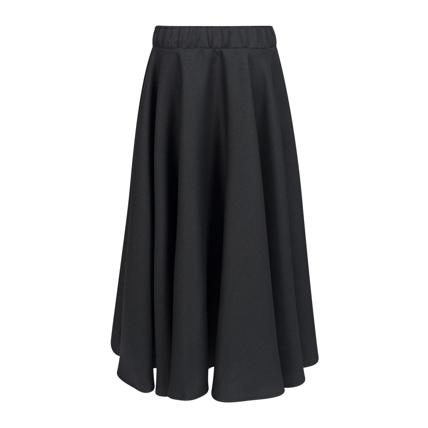 Black Press Stud Skirt