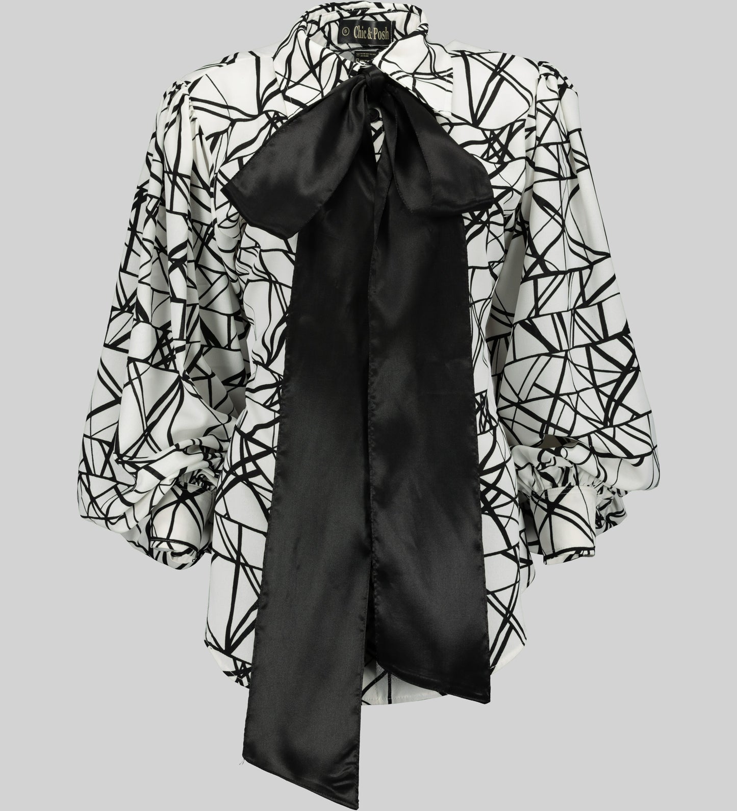 Aisha Long Sleeve Blouse with Tie