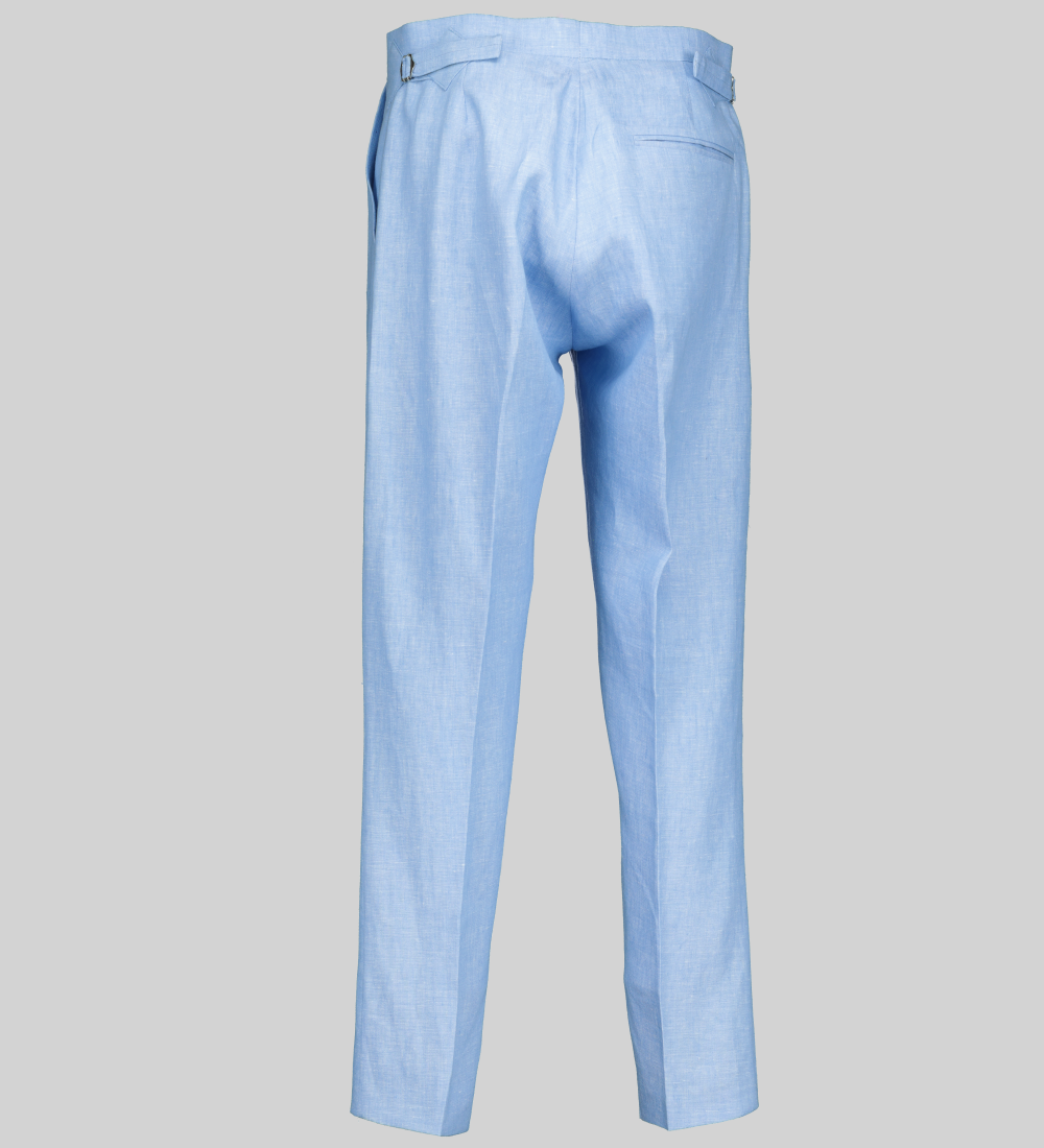 Sky Blue Linen Chino pants