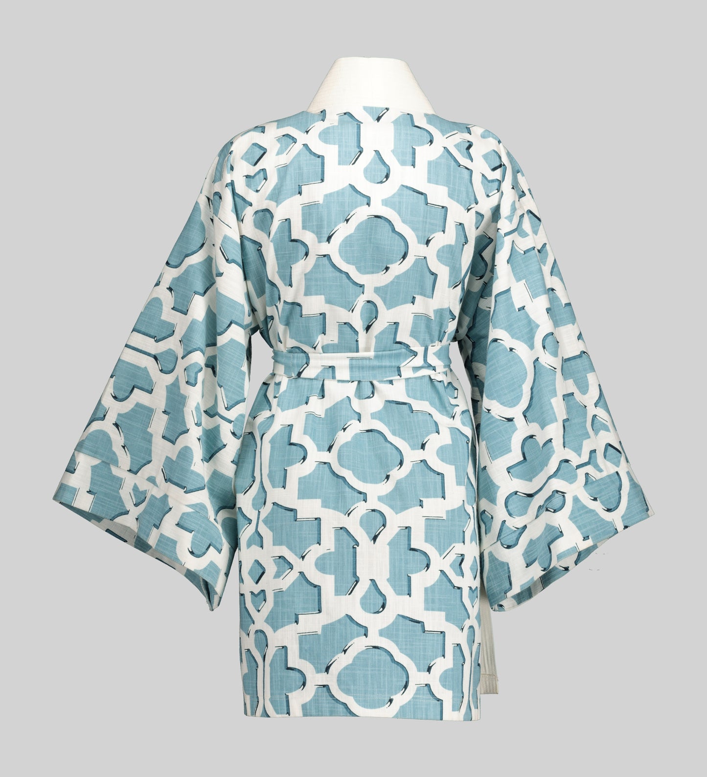 Viscose & Cotton Long Wide Sleeve Kimono