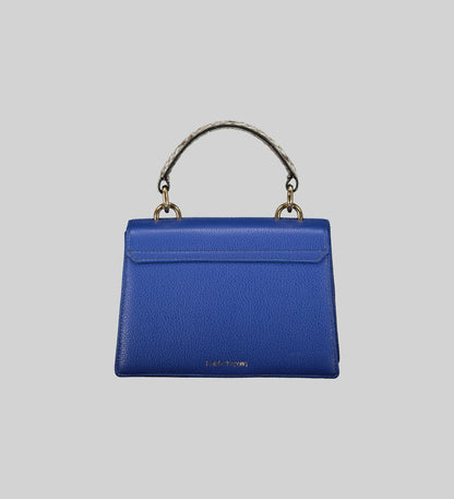 Lesedi Python Mini Handbag Royal Blue