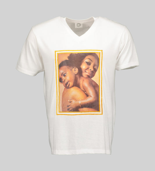Mother & Child V-Neck T-Shirt