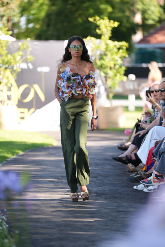 Olive Green Palazzo Pants