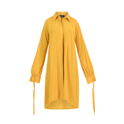 Mustard Shirt Dress