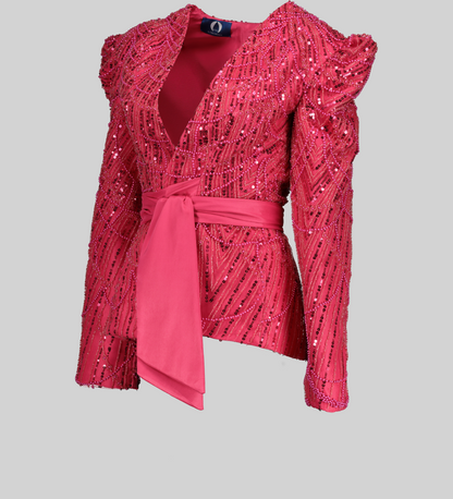 Electric pink jacket