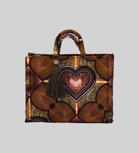 Thuli Abstract Tinee Tote Bag with Pouch