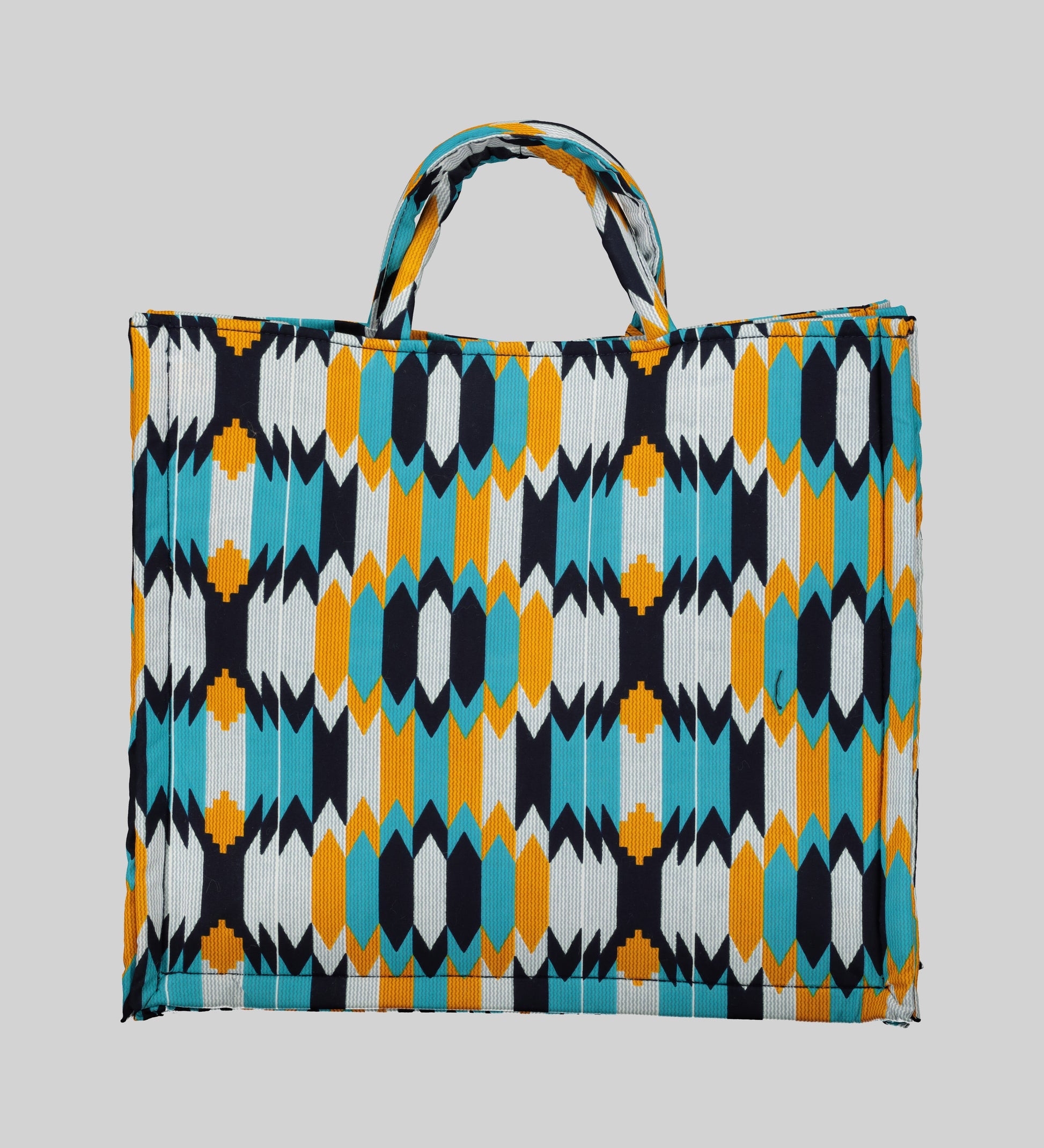 Thuli Geometric Print Tote Bag With Pouch Zinhle Designs