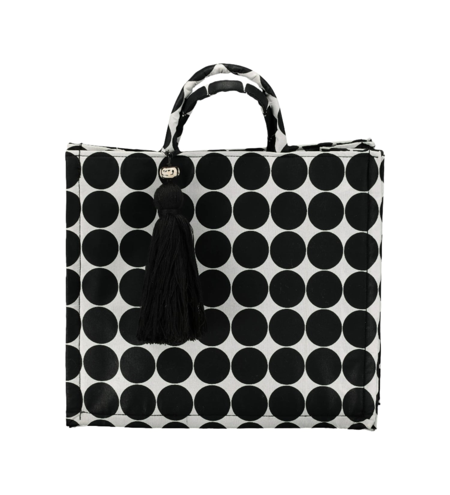 Thuli Monochrome Print Tote Bag with Pouch Zinhle Designs