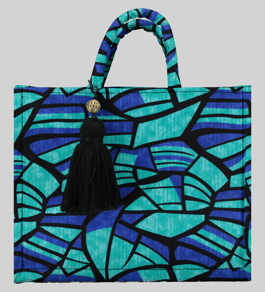 Thuli Abstract Tinee Tote Bag With Pouch
