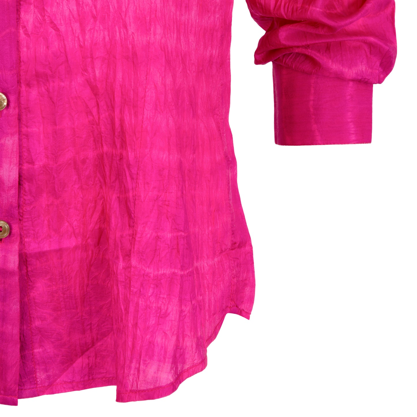 Pink Silk Tie & Dye Shirt