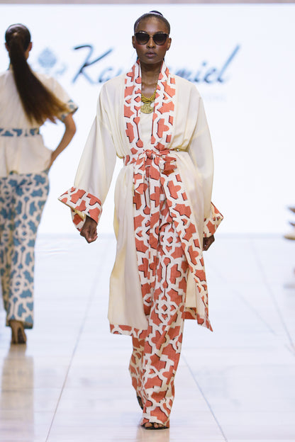 Viscose and Cotton Kimono
