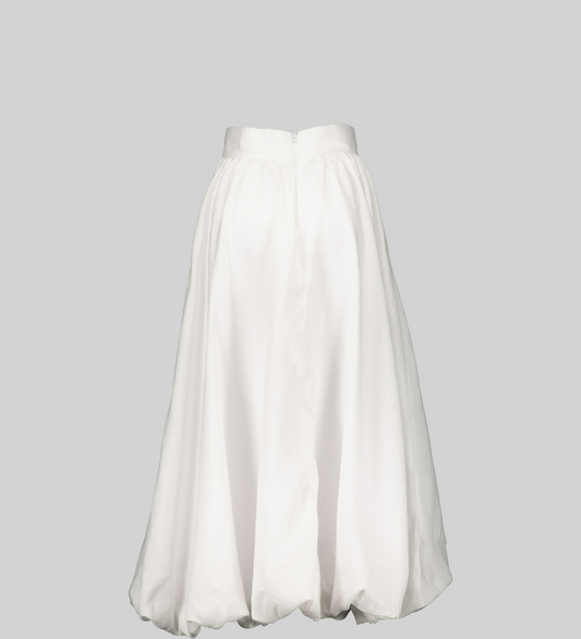 Puto midi skirt (white)